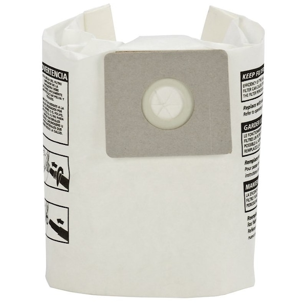 Shop-Vac 9066700 Filter Bag, 1 to 15 gal Capacity - 9066733