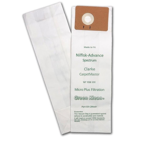 Green Klean Nilfisk Advance Spectrum Replacement Vacuum Bags, 200PK - GK-CMASTR