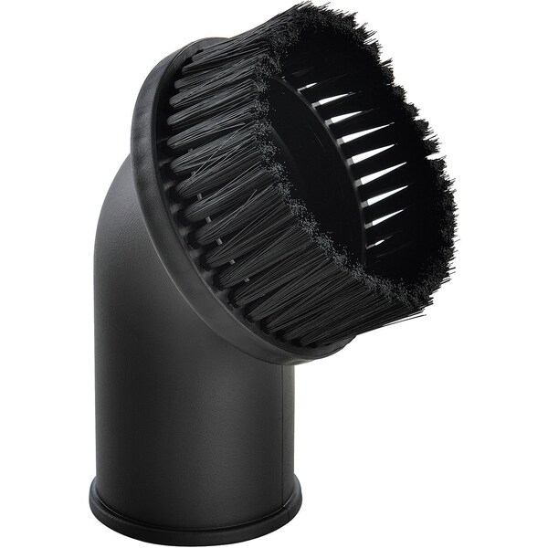 Global Industrial Round Dust Brush Attachment for 18 Gallon Wet Dry Squeegee Vacuum - 641419