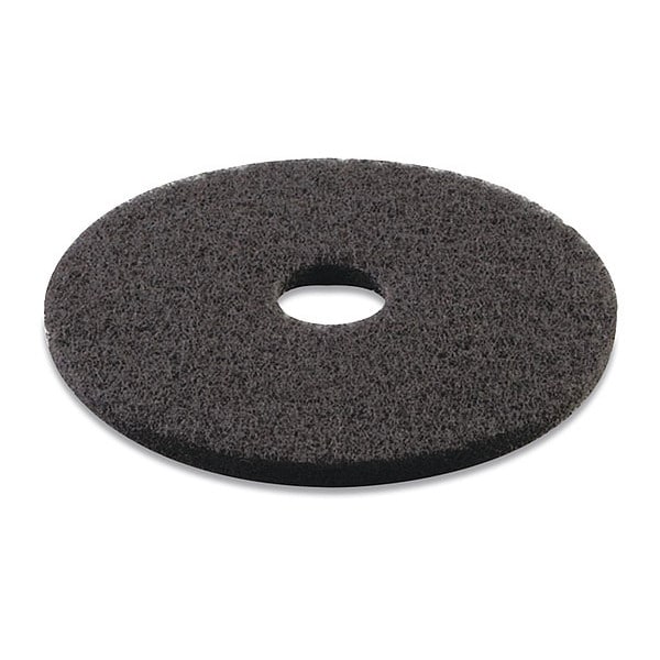 Boardwalk Stripping Floor Pads, 20" dia., Black, PK5 - BWK4020BLA