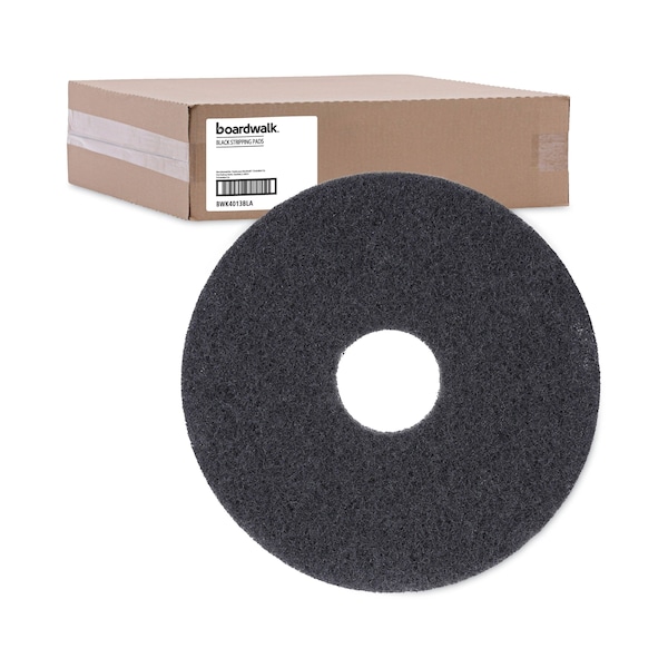 Premiere Pads Floor Pads, 13", Black, PK5 - PAD 4013 BLA