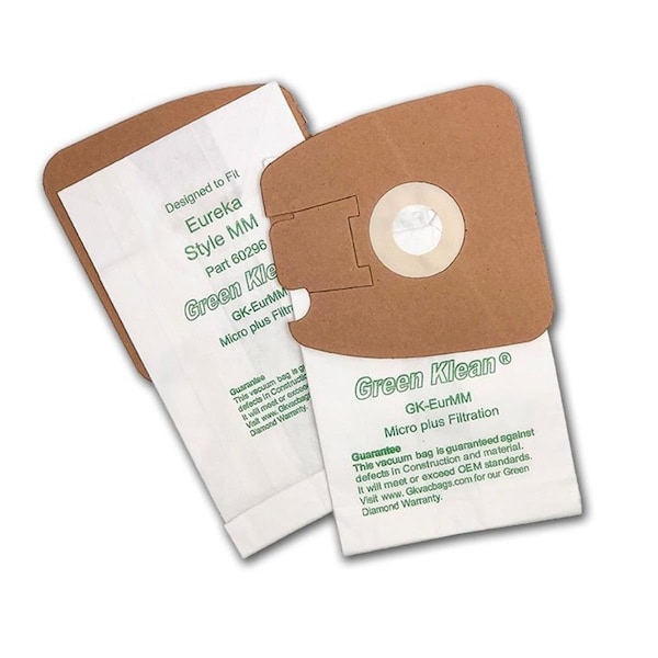 Green Klean Eureka MM Mighty Mite Replacement Vacuum Bags, 36PK - GK-EURMM