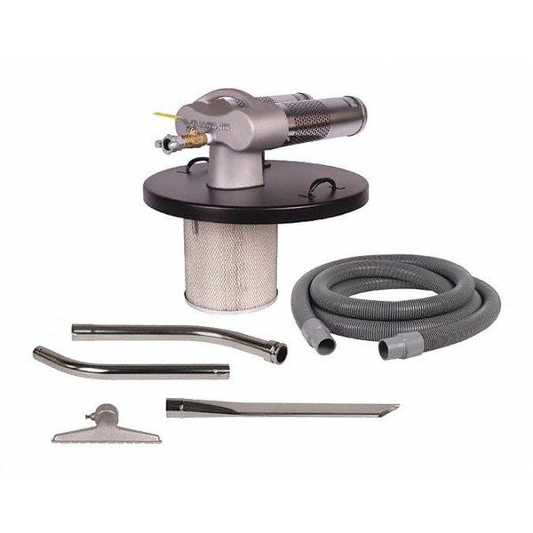 Guardair Pneumatic Vacuum Head, Standard Cartridge, 163 cfm - N552BK