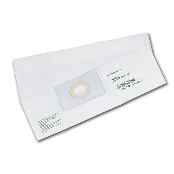 Green Klean NSS Pacer 30 Wide Area Vac Replacement Vacuum Bags, 36PK - GK-PACER30