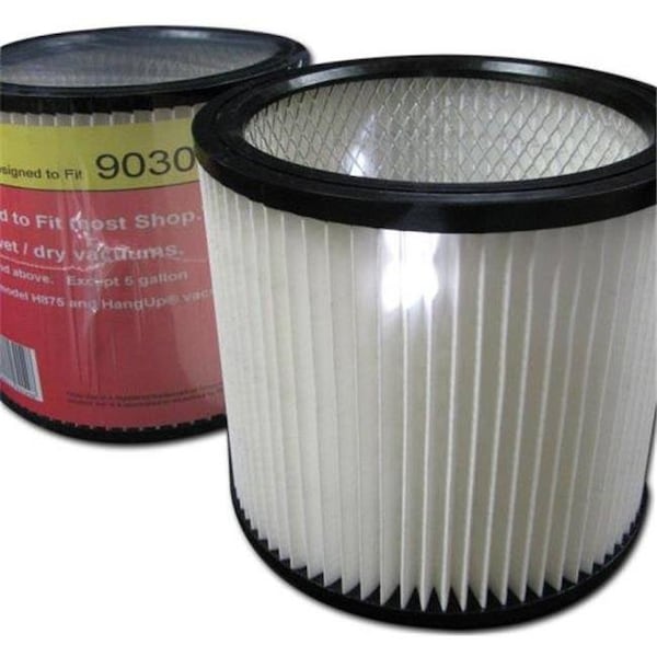 Green Klean Microplus Green Klean MicroPlus For Shop Vac 90304 Multi-Fit Pleated Cartridge Filter Wet & Dry Press Fit  Pack of 8 - GK-MF - 8