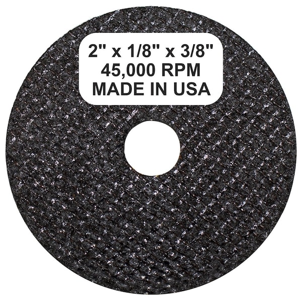 Ruedas de corte Shark Industries de 2" x 1/8" x 3/8" 54 grit - Paquete de 10 - 23