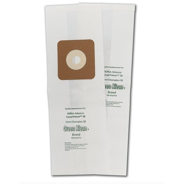 Green Klean Nilfisk CarpeTreiver 28 Replacement Vacuum Bags, 36PK - GR134971