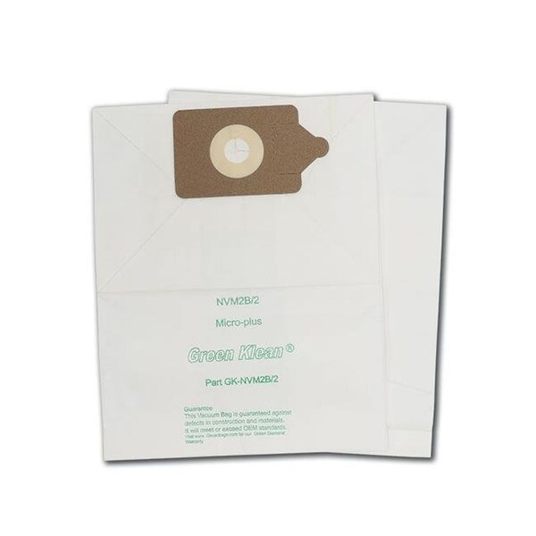 Green Klean Green Klean GK-NVM2B-2 Nacecare Charles & George Replacement Vacuum Bags - 10 per Case - Case of 10 - GK-NVM2B2