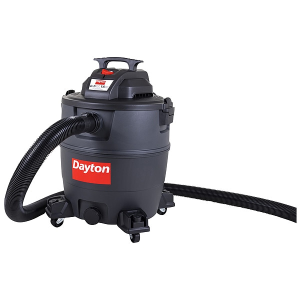 Dayton General Purpose Wet/Dry Vacuum, 16 gal, 1,080 W - 61HV85