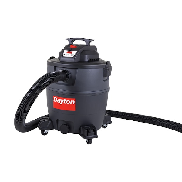 Dayton General Purpose Wet/Dry Vacuum, 16 gal, 1,080 W - 61HV85