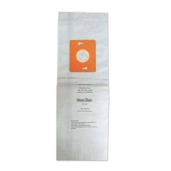 Green Klean Green Klean GK-CMZM-CLN CleanMax Zoom 200; 400; 600 Models Replacement Vacuum Bags - Pack of 100 - GK-CMZM