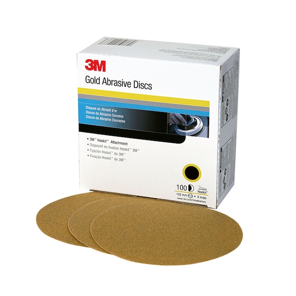 Disco Hookit Gold 3M Disc236U, 00979, 6", P180, PK400 - 00979