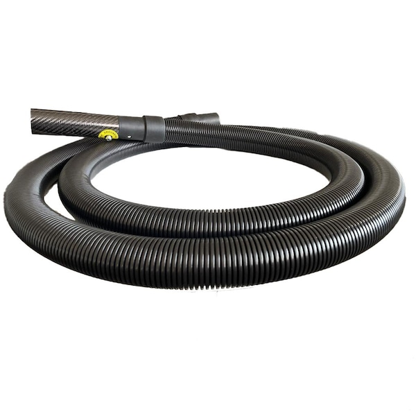 Delfin Industrial Hose, 40 mm, 10 ft, Black, Lightweight - FH0027.40.10
