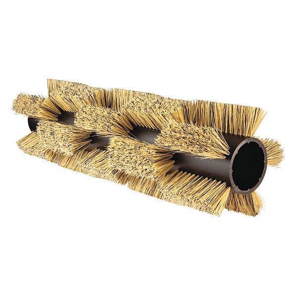 Tennant Floor Machine Brush, 14 in Dia, Blk/Beige - 370009