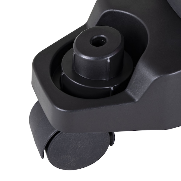 Dayton Portable Wet/Dry Vacuum, 4 gal Tank, Plastic, 1 1/4 in Vacuum Hose Dia, 63 cfm Vacuum Air Flow, Std - 61HV78