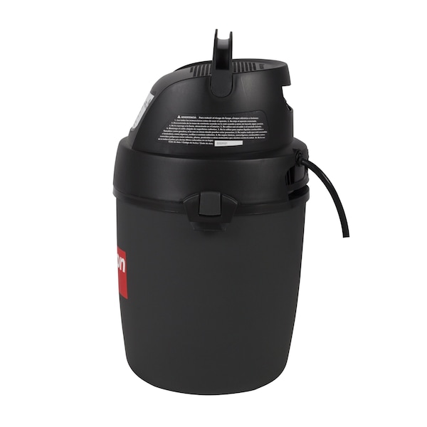 Dayton Portable Wet/Dry Vacuum, 2 gal, 600 W - 61HV76