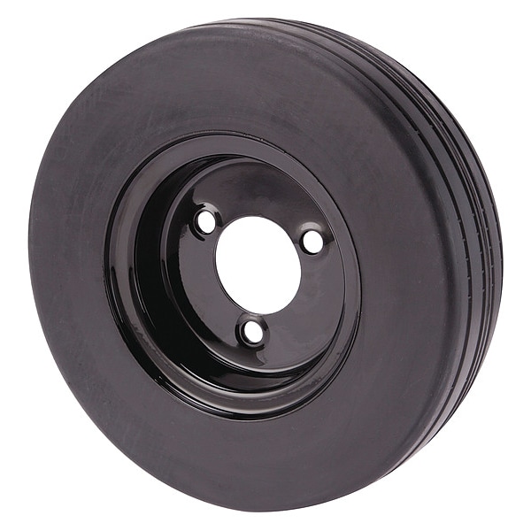 Tennant Ride-On Sweeper Tire, 3 1/2 in L, Blk - 369345