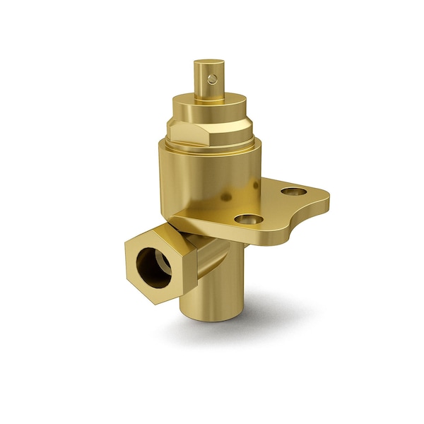 Nobles/Tennant VALVE - BRASS - 1/4 in. THREE-WAY - BOTTOM PORT - 210259