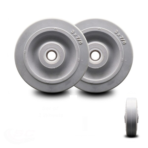Service Caster Nobles/Tennant Scrubber Guide Bumper Wheel Bushings Included SCC, 2PK - SCC-TPRD310-516-2
