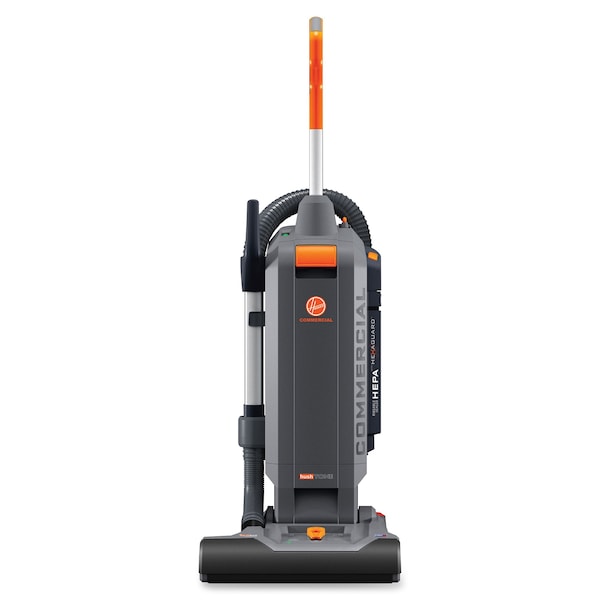 Hoover Upright Vacuum, 15 Plus, Sealed Allergen, 69dB, 4.5 qt., GY - HVRCH54115
