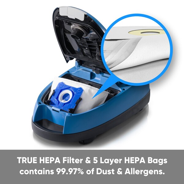 Prolux Canister Vacuum Cleaner with Wessel Werk EBK360 Power Nozzle - QX90