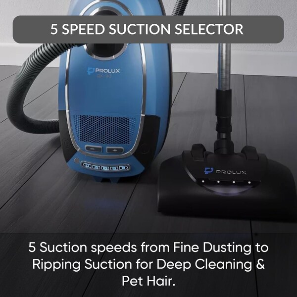 Prolux Canister Vacuum Cleaner with Wessel Werk EBK360 Power Nozzle - QX90