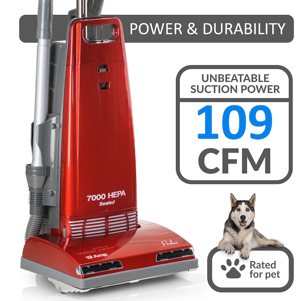 Prolux 7000 Upright Sealed HEPA Vacuum with on board tools - 7000_BERNINABAGS