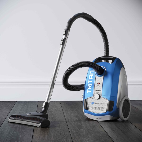 Prolux Tritan Canister Vacuum with Sealed HEPA Filtration and 12 Amp Motor - PROLUX_TRITAN_BLUE