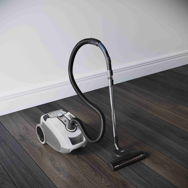 Prolux Tritan Canister Vacuum with Sealed HEPA Filtration and 12 Amp Motor - TRITAN_WHITE