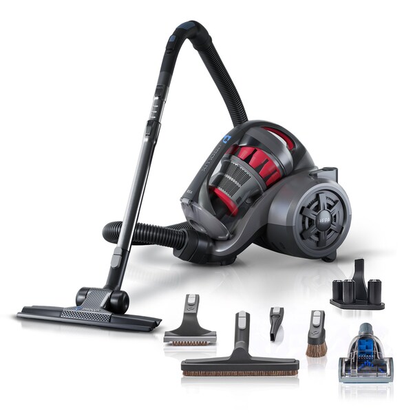 Prolux RS4 Lightweight Bagless Canister Vacuum, HEPA Filtration Premium Button Lock Tools - RS41
