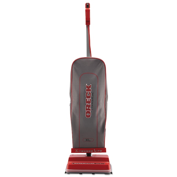 Oreck Commercial U2000RB-1 Commercial Upright Vacuum, 120 V, Red/Gray, 12.5x9.25x47.75 - U2000RB-1