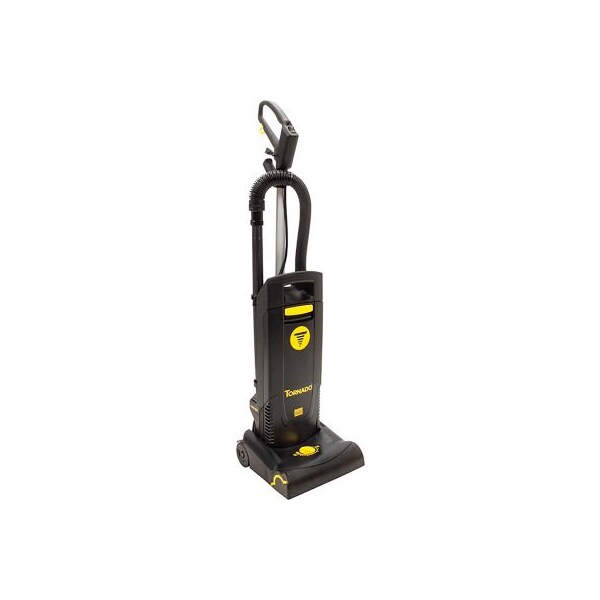 Powr-Flite Tornado CVD 30 Deluxe Upright Vacuum, 12" Cleaning Width, Black - 91430