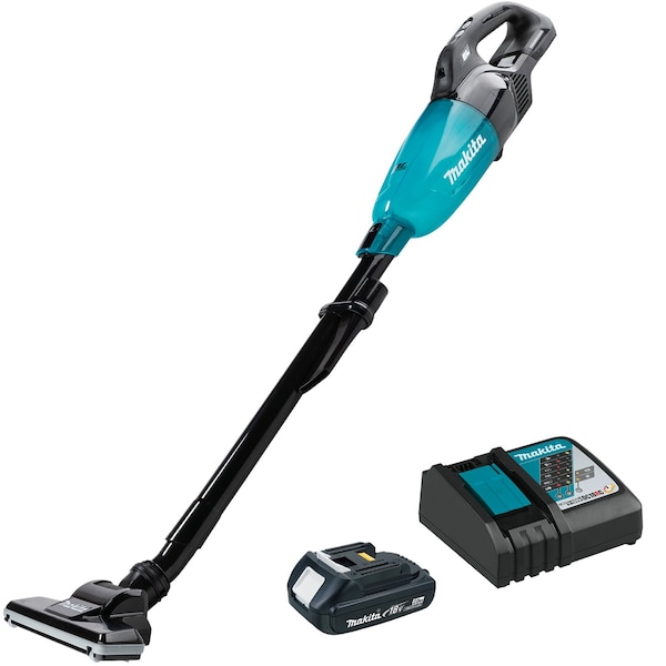 Makita Cordless Upright Vacuum, 8", 42cfm, 2.9lb - XLC09R1B