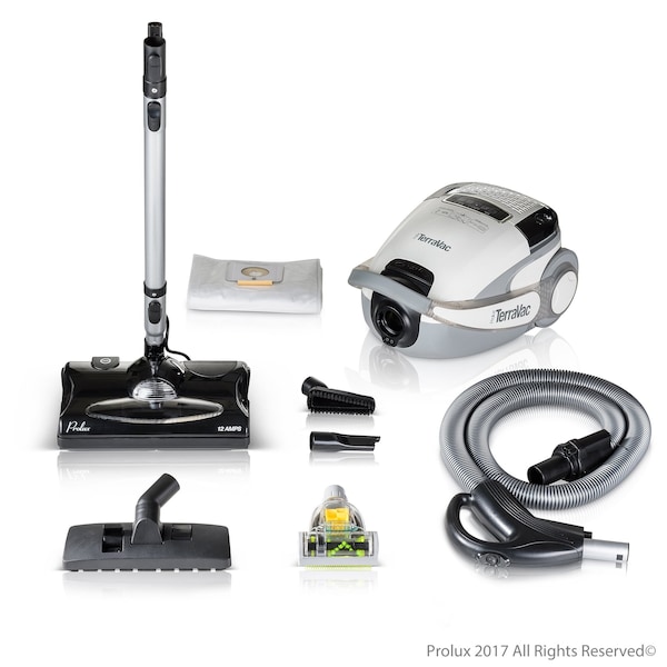 Prolux White 5 Speed TerraVac Vacuum Cleaner with Sealed HEPA Filter - PROLUX_TERRA_W