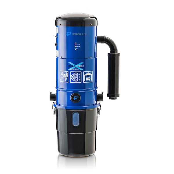 Prolux CV12000 Central Vacuum Unit System with Electric Hose Power Nozzle Kit - BLUECEN3