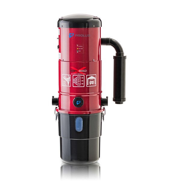 Prolux CV12000 Central Vacuum Unit System with Electric Hose Power Nozzle Kit - REDCEN3