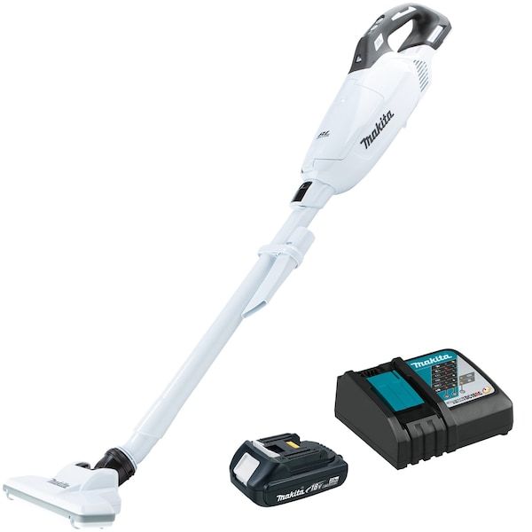 Makita Cordless Upright Vacuum, 9", 42cfm, 3.1lb - XLC10R1W