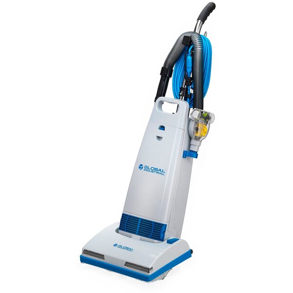 Global Industrial Commercial Upright Vacuum w/ Tools, 14in Cleaning Path - 641835