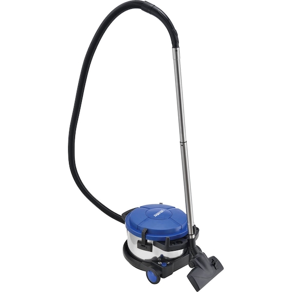Global Industrial 4 Gallon HEPA Canister Vacuum, Stainless Steel - 713165