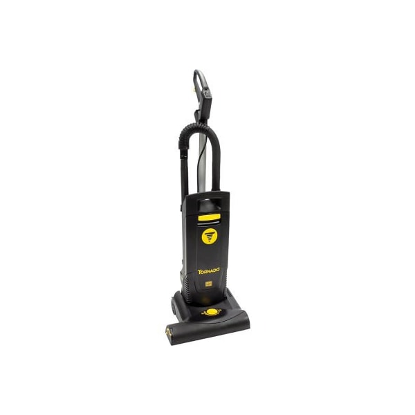 Powr-Flite Tornado CVD 38 Deluxe Upright Vacuum, 15" Cleaning Width, Black - 91438