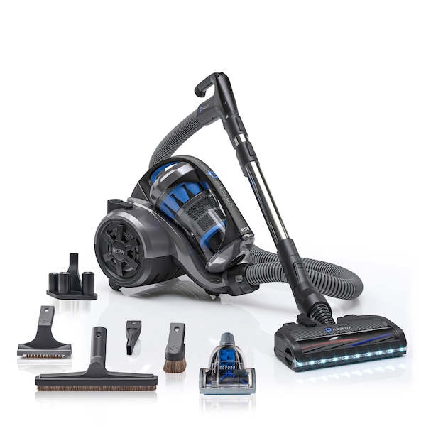 Prolux RS5 Lightweight Bagless Canister Vacuum, Dual HEPA Filtration Premium Button Lock Tools - RS51
