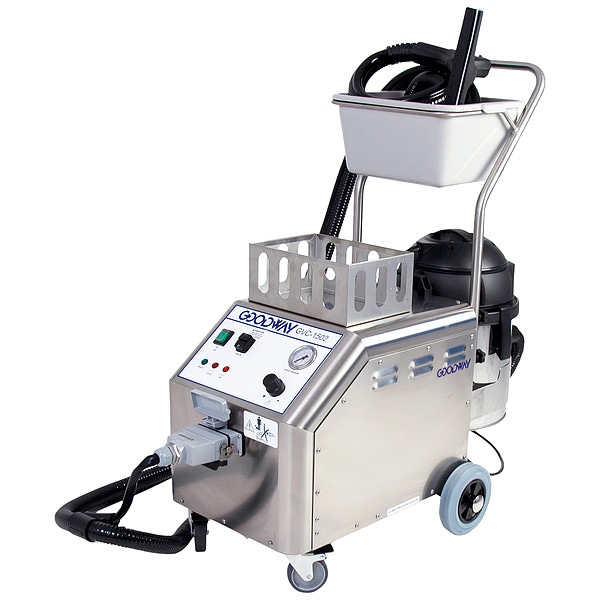 Goodway Dry Steam Cleaner, 24" D, 36-1/2" H, 15" W - GVC-1502-VAC