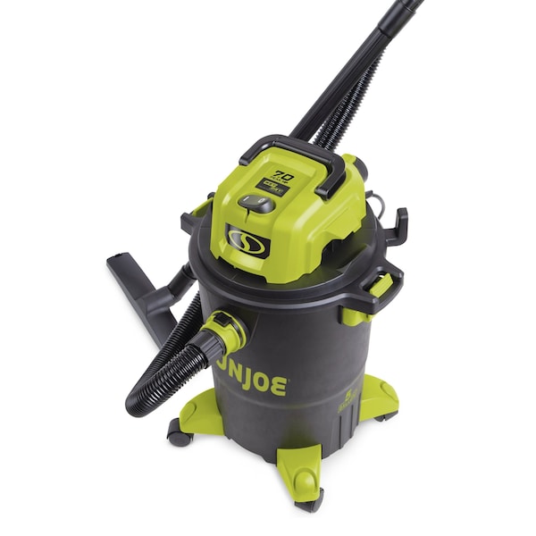 Sun Joe HEPA Filtration Wet/Dry Shop Vacuum w/ Cleaning Attachments | 5-Gal | 1200-Watt | 7.0 Peak HP - SWD5000