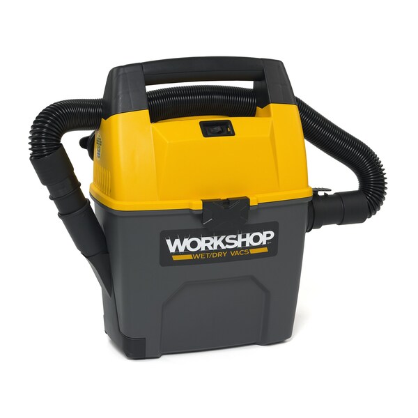 Workshop Wet/Dry Vacs 3 Gal. 3.5 Peak HP Portable Wet/Dry Vacuum Cleaner with Accessories - WS0301VA