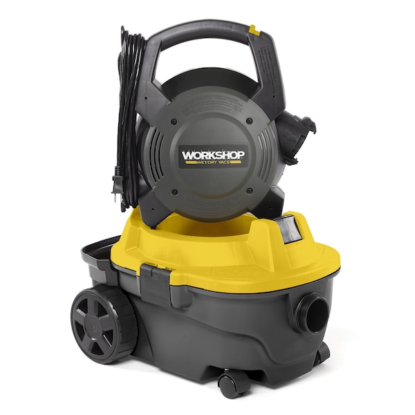Workshop Wet/Dry Vacs 4 Gal. 6.0 Peak HP Wet/Dry Vacuum Cleaner with Blower and Accessories - WS0400DE
