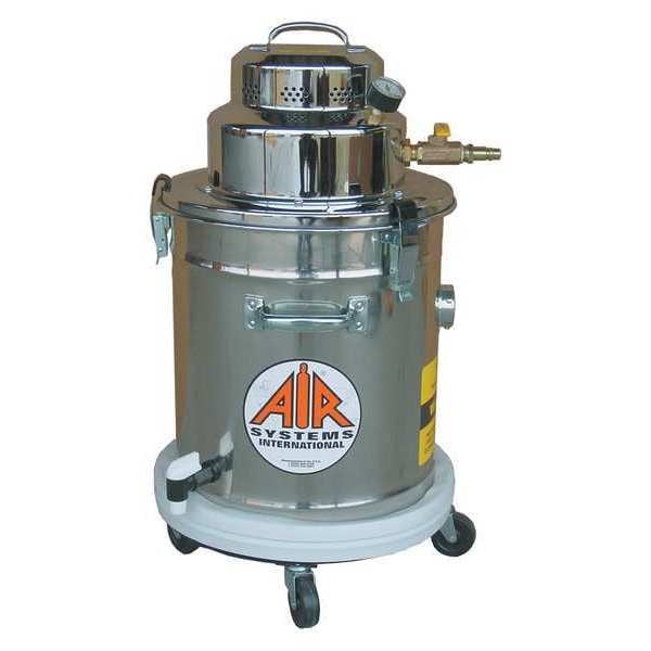 Air Systems Intl HEPA Vacuum System, Pneumatic, 5 gal., Hose Dia. 1/2", 100 to 170 cfm - AV-5P