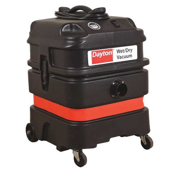 Dayton Industrial/Commercial, Shop Vacuum, 13 gal, HEPA, 108 cfm, 1 1/2 hp - MV-1300-HGEV