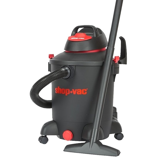 Shop-Vac WetDry Vacuum, 10 gal Vacuum, 70 cfm Air, Cartridge, Dry, Foam Sleeve Filter, 55 hp, 120 VAC - 5982105
