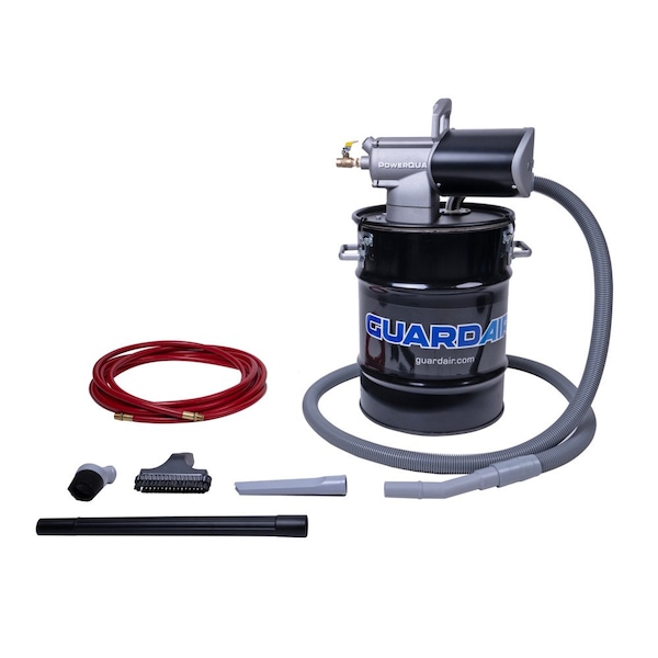 Guardair Drum Vacuum, 10 gal, 20 - 60 cfm - PQ10C125