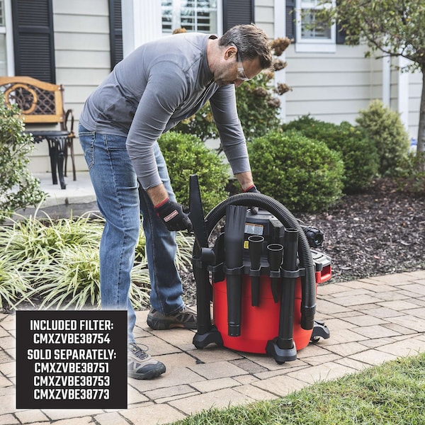 Craftsman 16 Gallon 6.5 Peak HP Wet/Dry Vacuum with Detachable Blower and Attachments - CMXEVBE17607
